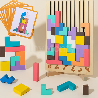 Montessori Shape & Logic Builder