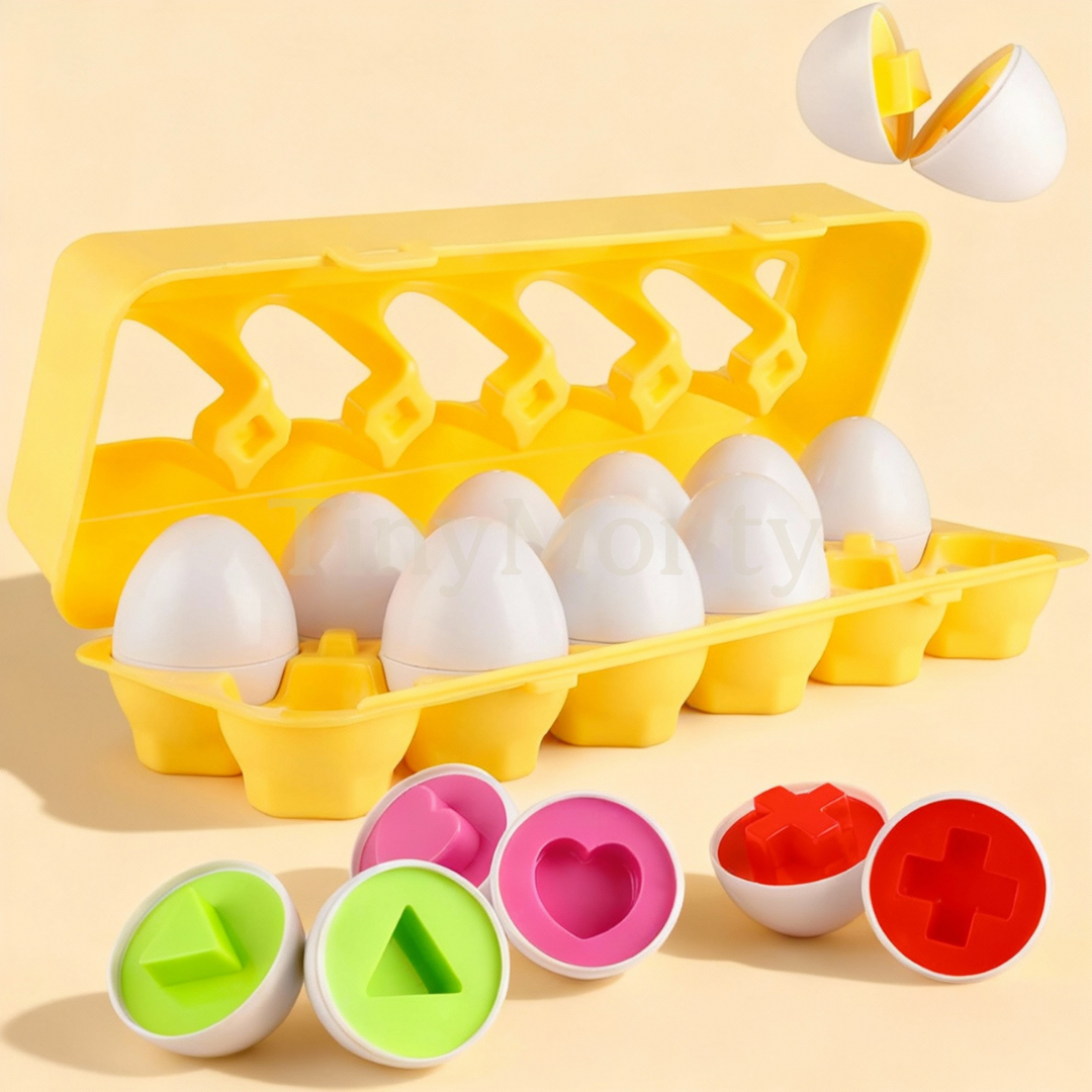 Montessori Shape Eggs