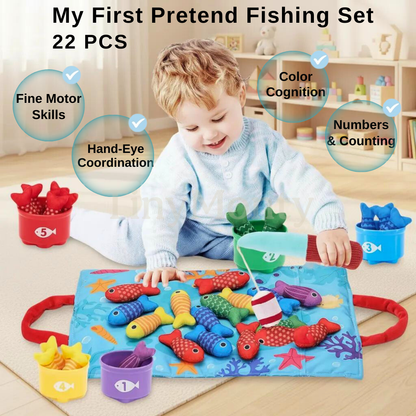 Montessori Cloth Fishing Game