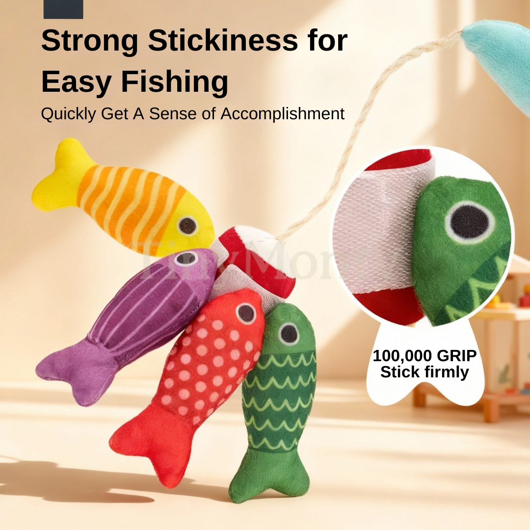 Montessori Cloth Fishing Game