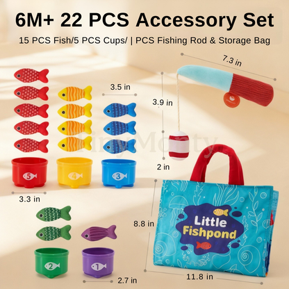 Montessori Cloth Fishing Game